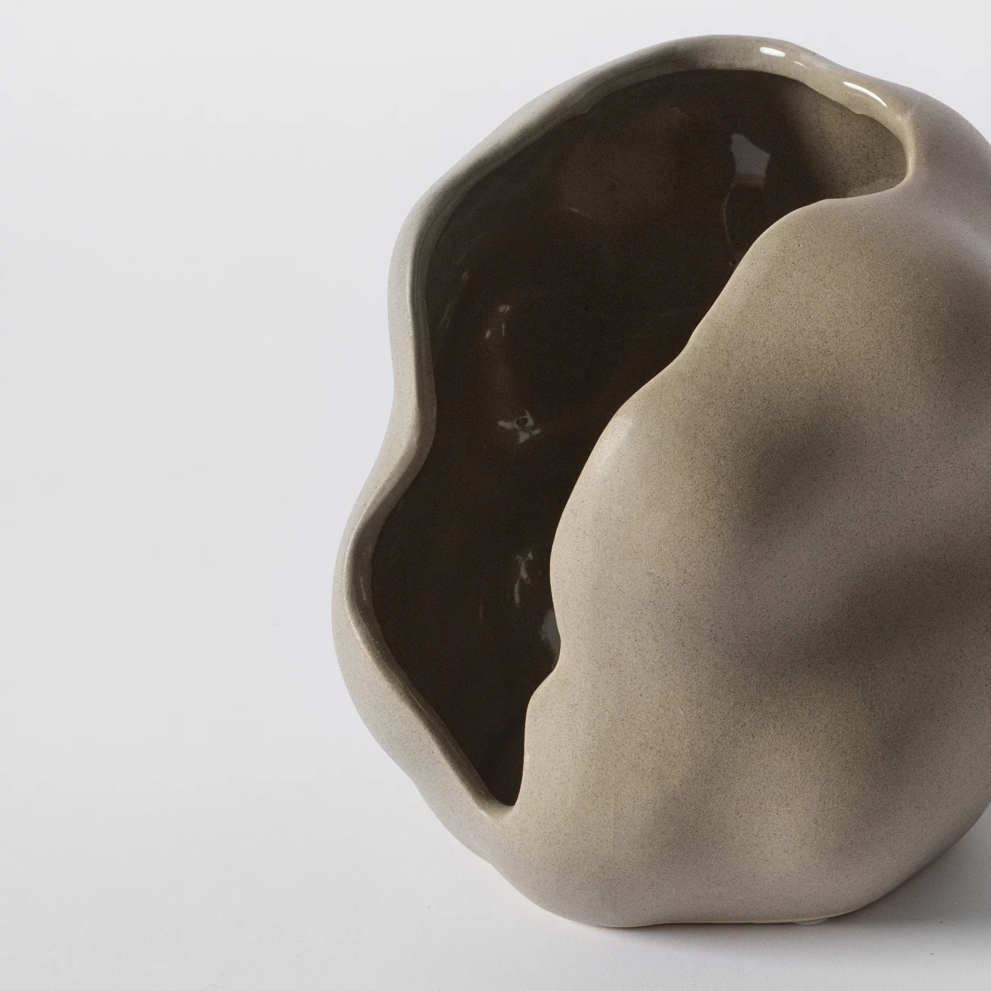 August Concrete Grey Tealight Holder - Image 3