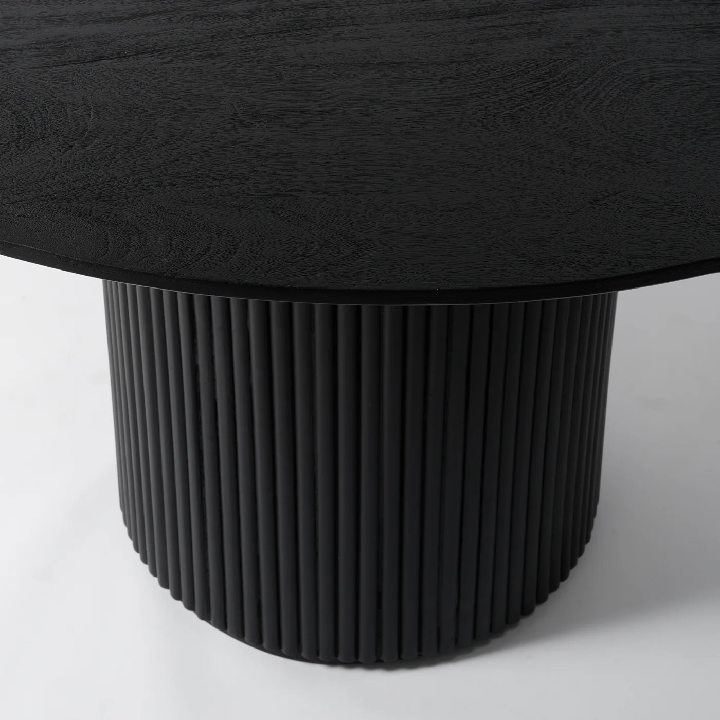 Baldr Black Round Dining Table - Image 3