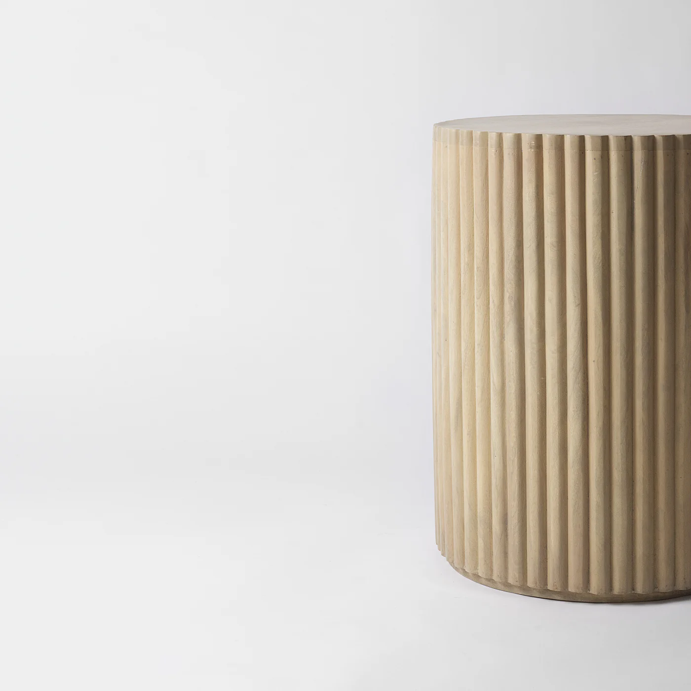 Baldr Ribbed Side Table - Image 4