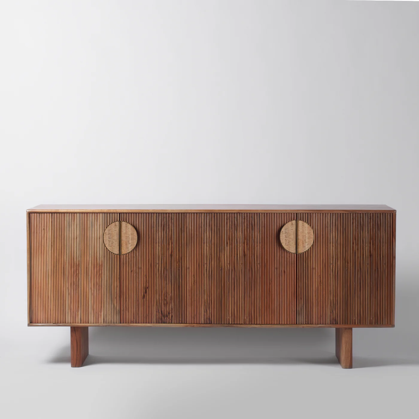 Edvard Acacia Ribbed Sideboard - Image 7