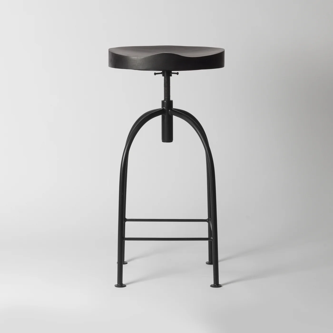 Louis Black Swivel Bar Stool - Image 3