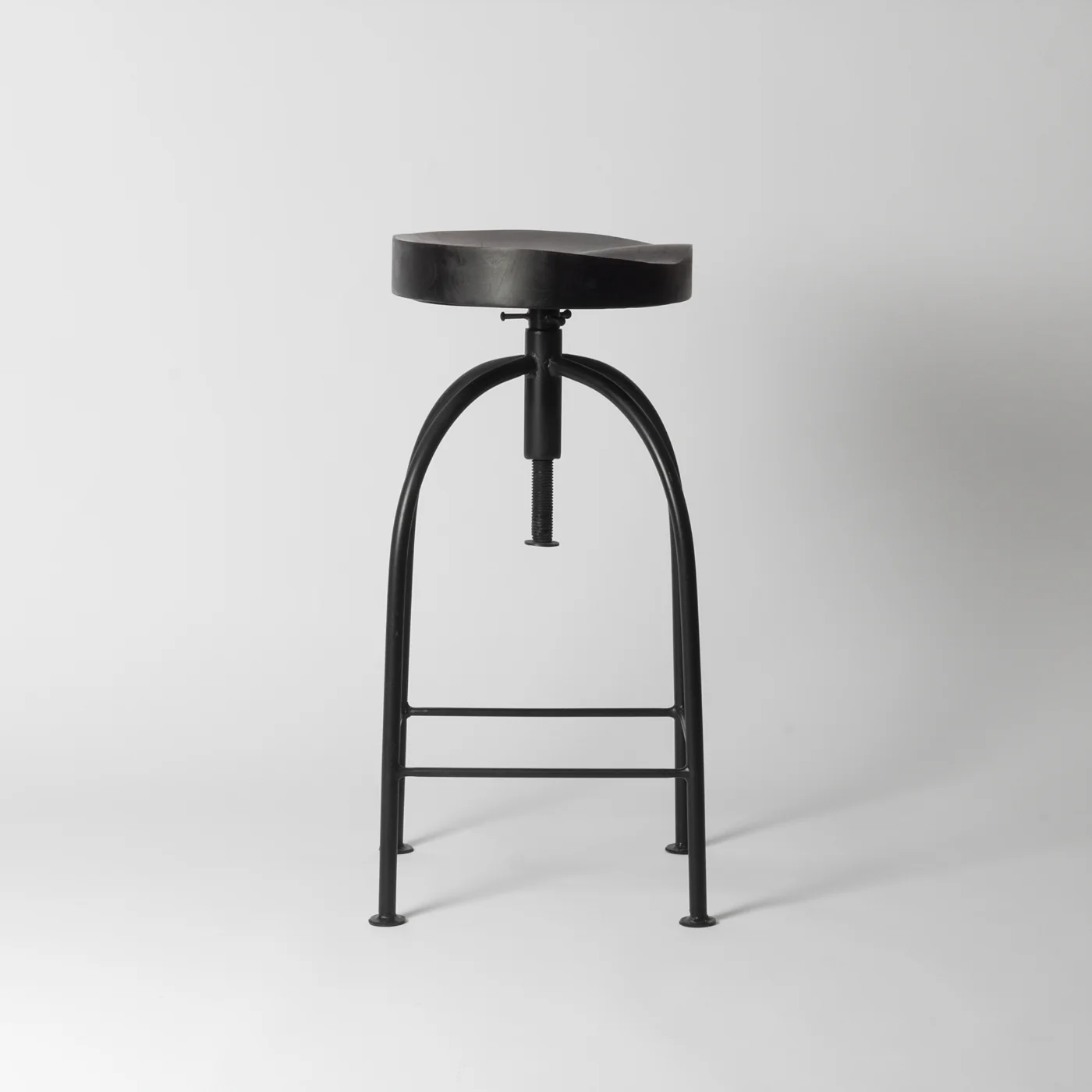 Louis Black Swivel Bar Stool - Image 4