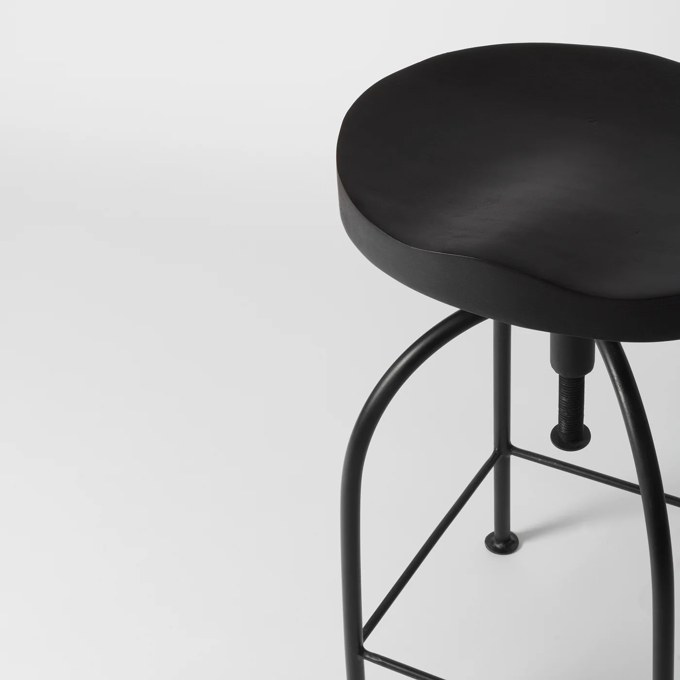 Louis Black Swivel Bar Stool - Image 5