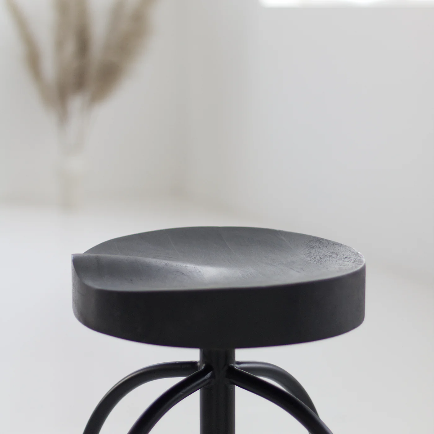 Louis Black Swivel Bar Stool - Image 6