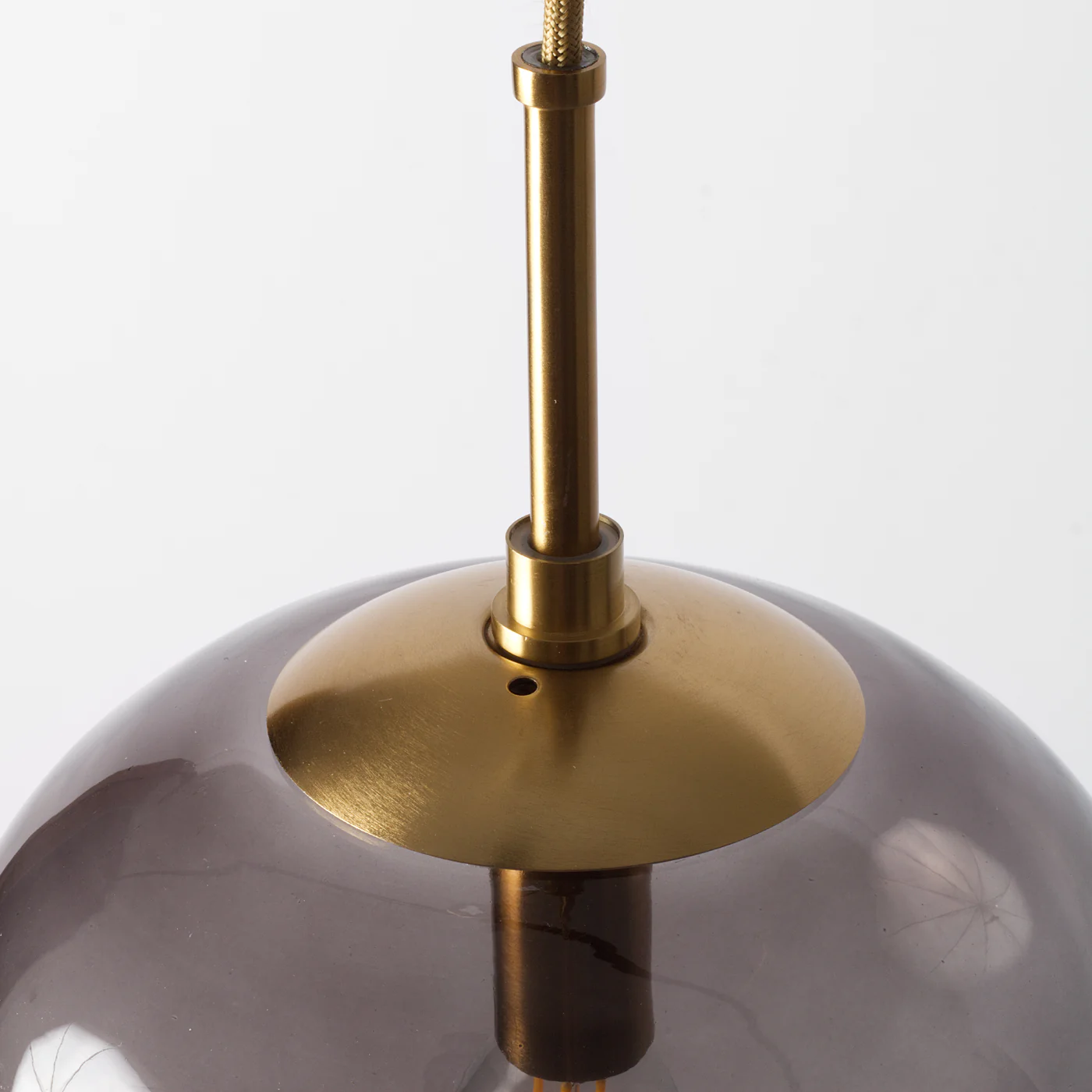 Odette Smoked Glass Pendant Small - Image 3