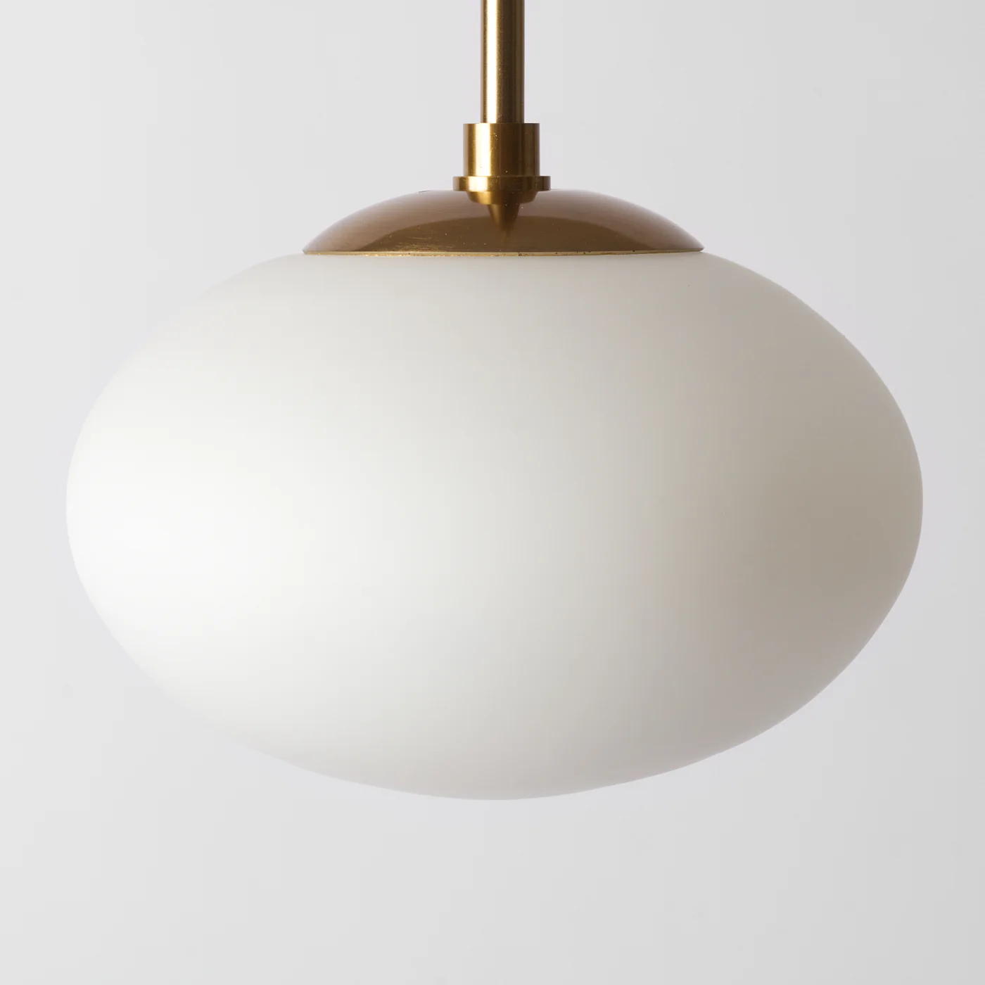 Odette White Glass Pendant Light, Small - Image 4
