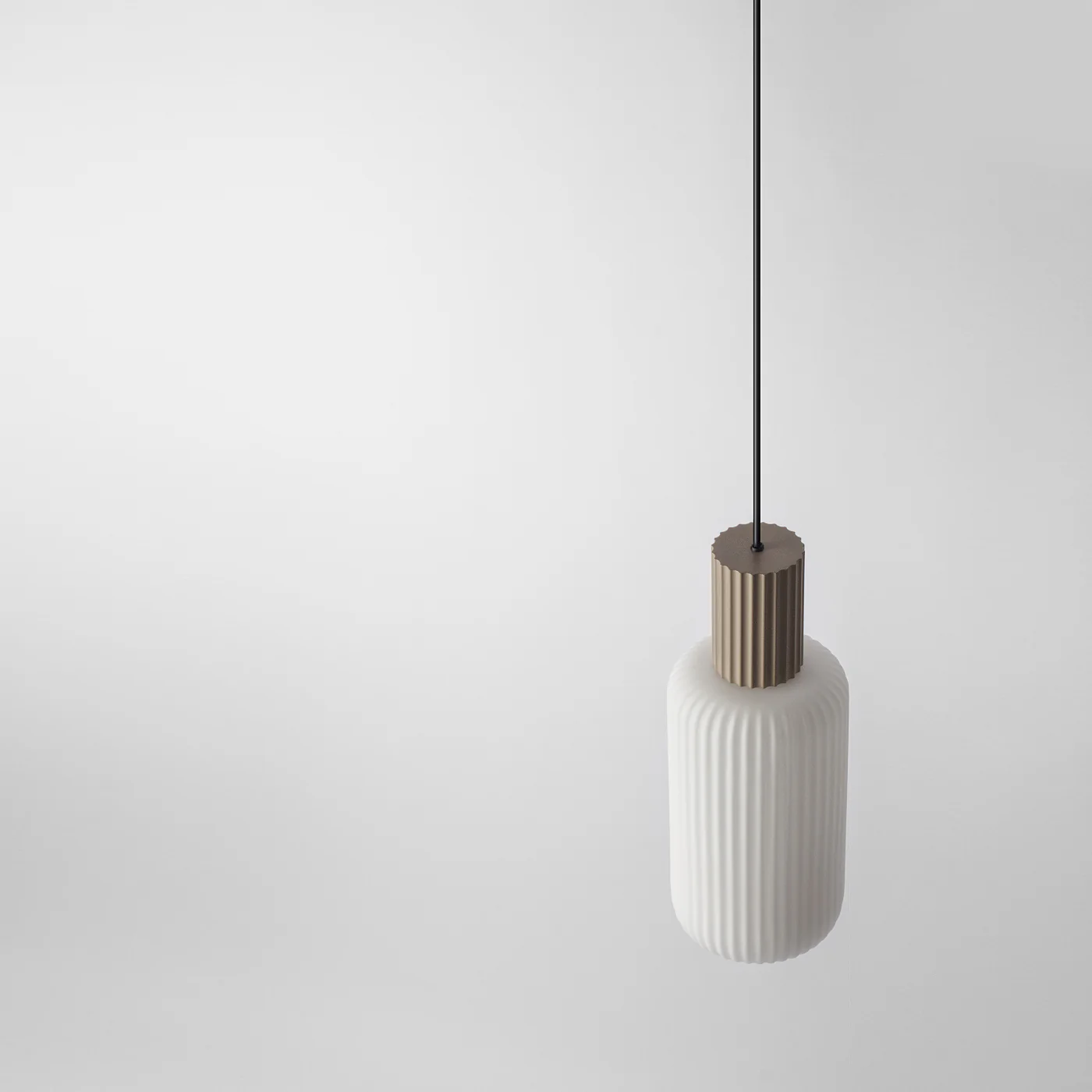 Tuva Glass Pendant Light, Slim - Image 3