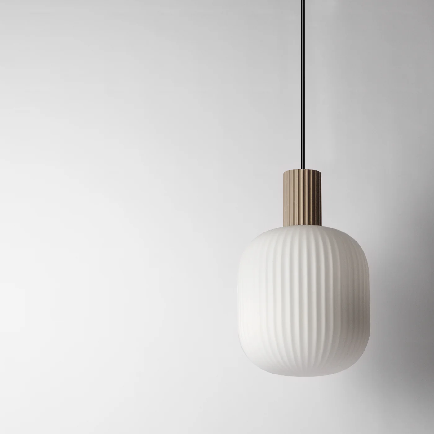 Tuva Globe Glass Pendant Light, Large - Image 6