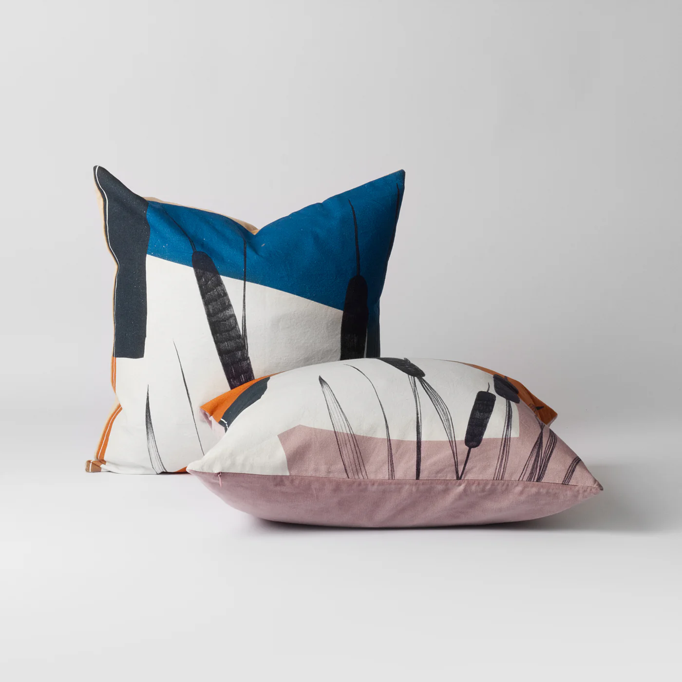 Uller Bulrush Cushion, Blue - Image 5